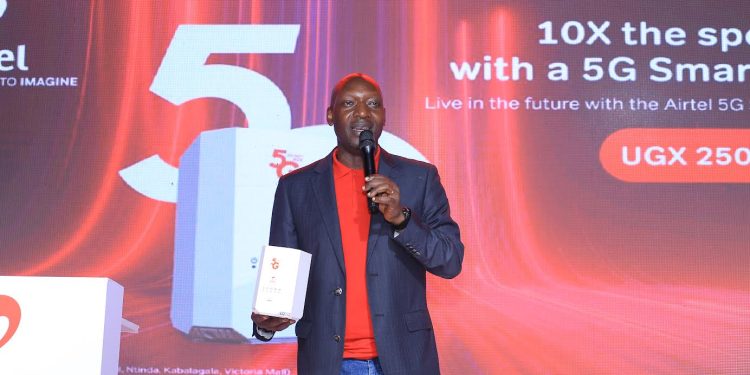 Airtel moves to boost internet connectivity by unveiling first 5G home broadband device in Uganda
