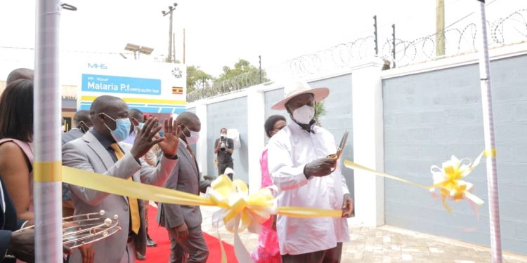 Uganda has woken up from slavery, says Museveni as he commissions HIV, Malaria test kit plant