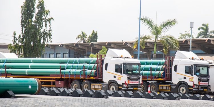 Major boost for EACOP as first oil pipes arrive at Dar es Salaam