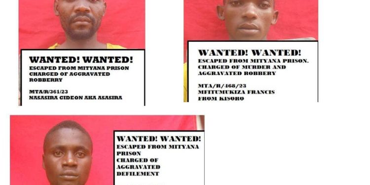 Four inmates escape from Mityana government prison