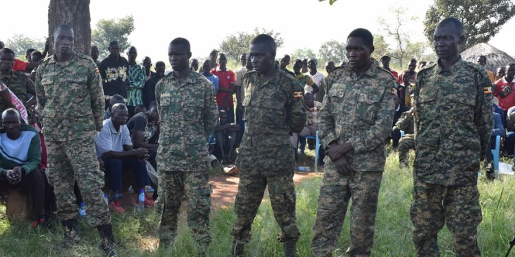 UPDF opts for public trial for soldiers captured on video flogging suspected thief