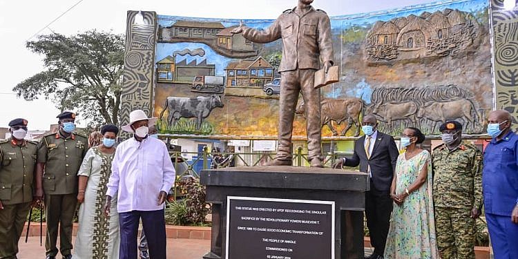 UPDF honours Museveni with statue in his hometown
