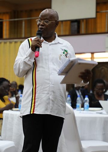 Executive Director of UBOS, Dr. Chris Mukiza