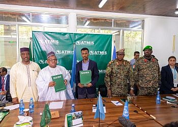ATMIS hands over seven military bases  to Somalia as troop drawdown continues