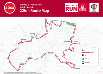 Route map for this year’s Absa KH3-7 Hills run released