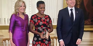 Uganda’s  Agather Atuhaire wins U.S.’ Women of Courage award