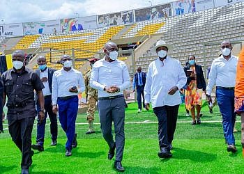 Museveni commissions Nakivubo stadium