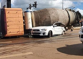 Man killed by cement truck that crushed car was Kampala lawyer- Police