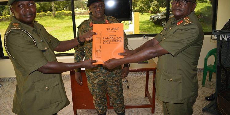 Lt Col Kaggwa takes over command of 204 Ant-Air Craft brigade 