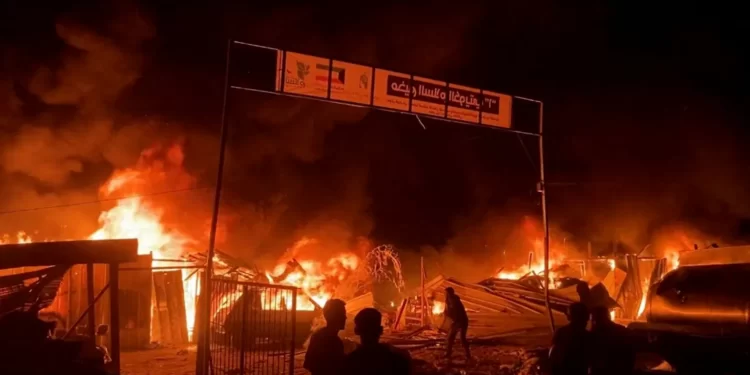 Israeli strike hits Rafah area after Hamas barrage