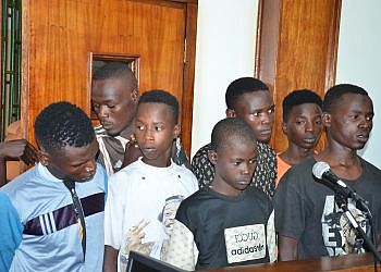 Seven flying kick assailants remanded to Luzira