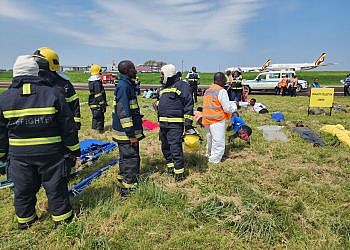 CAA conducts emergency simulation drills for Entebbe Airport