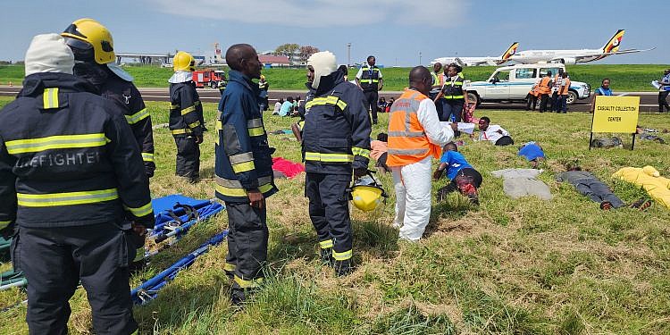 CAA conducts emergency simulation drills for Entebbe Airport