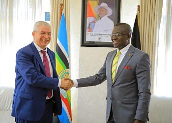 New Algerian ambassador presents credentials to Minister Mulimba