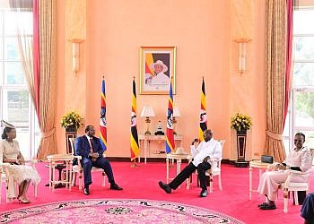 King Mswati arrives in Uganda for State Visit