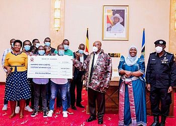 Kampala ghetto youth saccos receive shs1.2bn Museveni pledge