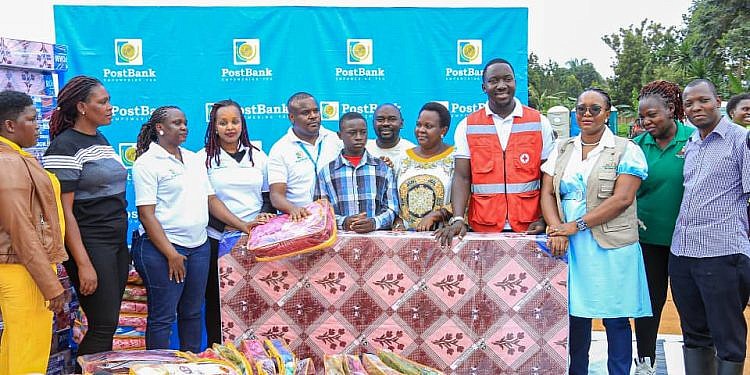 PostBank donates relief items to Kiteezi landfill victims