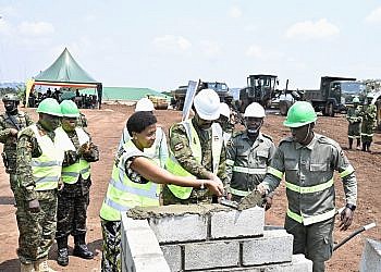 Gen Kainerugaba launches construction of new Ministry of Defence headquarters in Mbuya