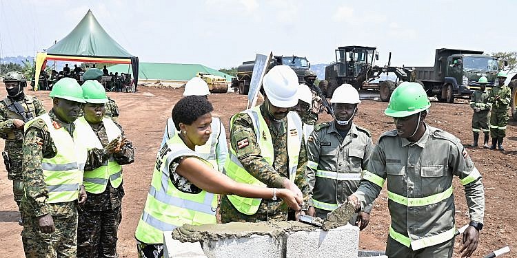 Gen Kainerugaba launches construction of new Ministry of Defence headquarters in Mbuya