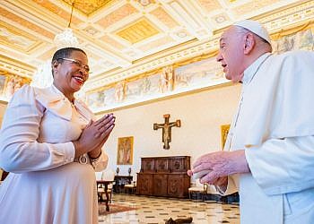 Pope Francis praises Uganda’s refugee policies in meeting with Speaker Among