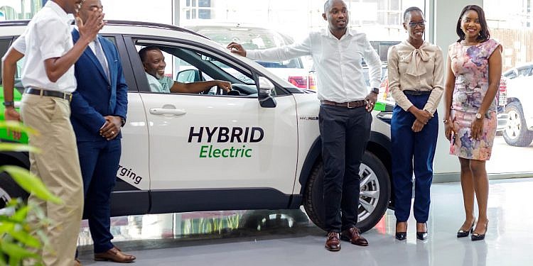 Rwenzori Marathon gets hybrid electric vehicle route openers from CFAO Mobility