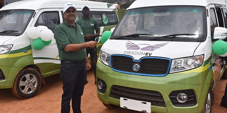 FreedomEV introduces Uganda’s first electric taxis