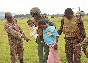UPDF, FARDC rescue 10 women, children abducted by ADF