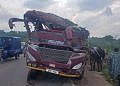 Eight killed in collision between Jaguar bus , truck on Kampala-Masaka highway