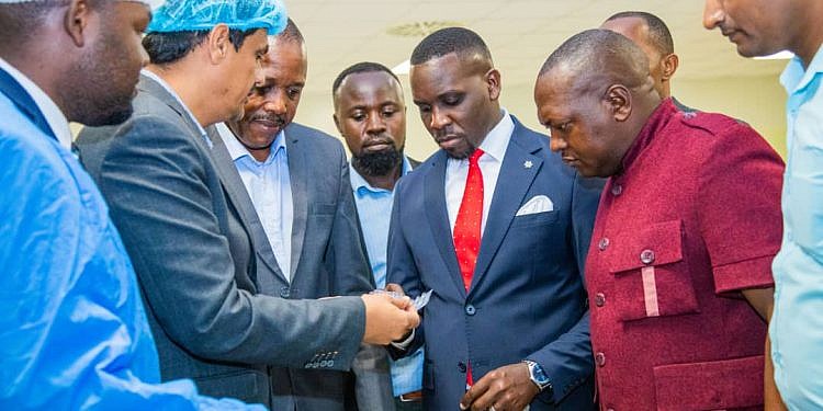 LOP Ssenyonyi commends Dei BioPharma’s progress during facility tour