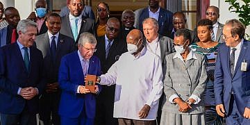 Museveni impressed by International Olympics Committee’s involvement of refugees in sports