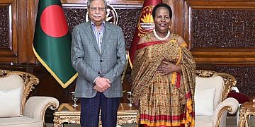 Uganda’s High Commissioner to Bangladesh presents credentials