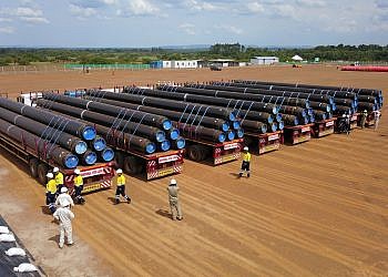 First batch of line pipes for EACOP arrives in Uganda