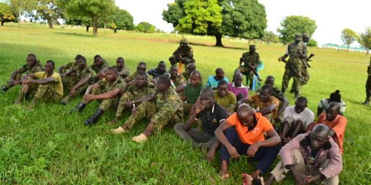 Four UPDF soldiers jailed two years for failure to protect their weapons