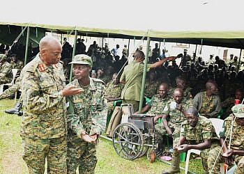 UPDF hosts historic dignified retirement for disabled officers