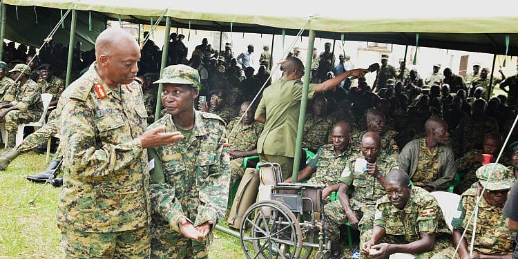 UPDF hosts historic dignified retirement for disabled officers