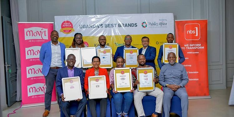 Uganda’s top 100 brands recognized