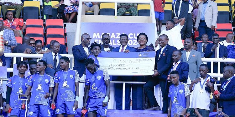 Centenary Bank rewards winners of Masaza Cup