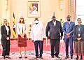 Museveni receives credentials from seven new Ambassadors to Uganda
