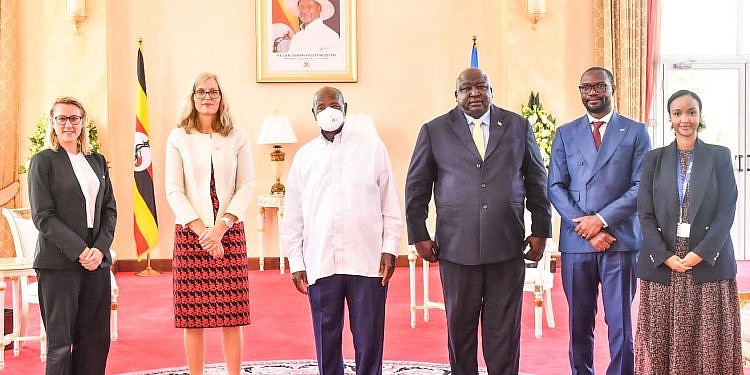 Museveni receives credentials from seven new Ambassadors to Uganda