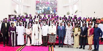Museveni opens shs25bn All Saints Cathedral, Nakasero