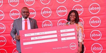 10 customers share shs100m in cash  for using Absa cards