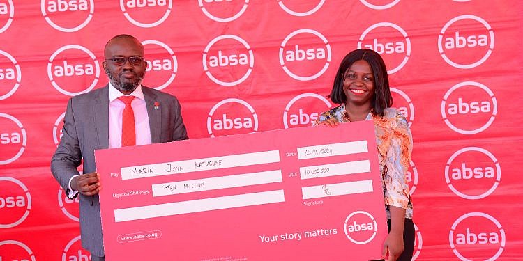 10 customers share shs100m in cash  for using Absa cards
