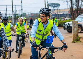 Promoting cycling will help Kampala reduce carbon emissions, beat traffic jam- EU envoy