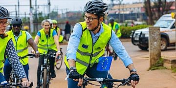Promoting cycling will help Kampala reduce carbon emissions, beat traffic jam- EU envoy