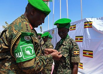 Ugandan troops honoured for contributing to Somalia’s stability