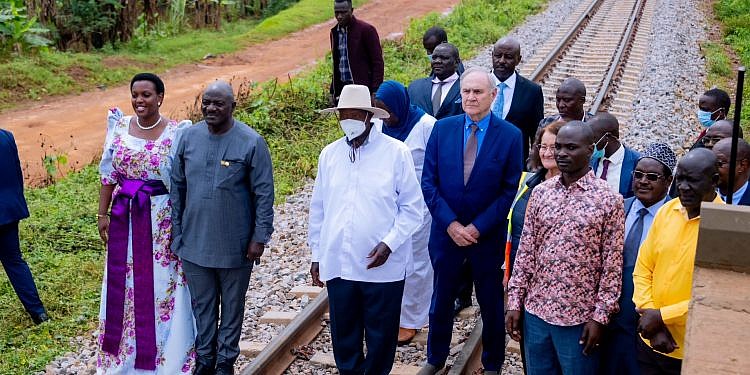 Museveni commissions upgraded Mukono-Kampala railway line