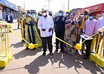 Museveni commissions USMID-funded roads in Mbale City