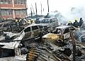 Gov’t vehicle among 13 burnt beyond recognition as Kampala garage catches fire
