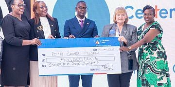 Centenary Bank contributes shs500m to this year’s Rotary Cancer Run