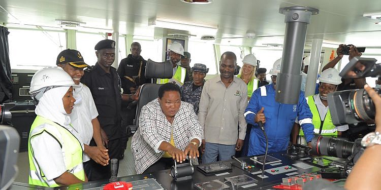 MV Mpungu sets sail as Lake Victoria gets first roll-on roll-off cargo vessel